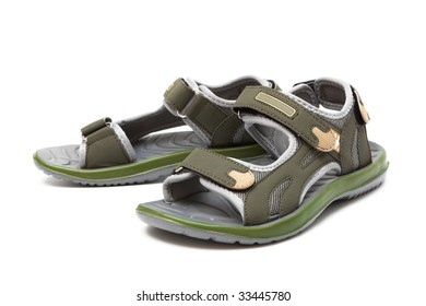 97,643 Sandals on white background Images, Stock Photos & Vectors ...