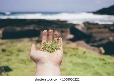 Green Sand Beach