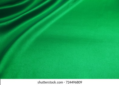 Green Satin, Silk, Texture Background