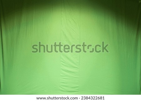 green screen fabric background with seams