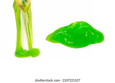 Green Slime Toy Woman Hand Isolated Stock Photo 2107221527 | Shutterstock