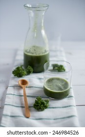 Green Smoothie With Pear And Kale