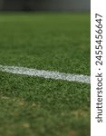 Green Soccer Field or Football Field front View with Grass Texture and Pattern, Football Pitch NFL