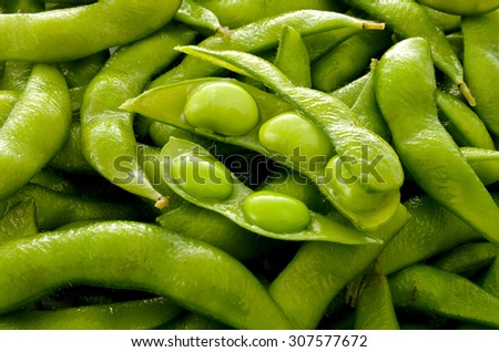 green soybean