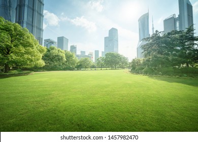 Green Space, Lujiazui Central, Shanghai, China - Shutterstock ID 1457982470