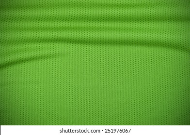 Green Sport Jersey Shirt Clothing Texture And Background