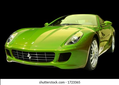 Green Sports Car