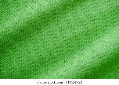 Green Sports Clothing Fabric Jersey Texture