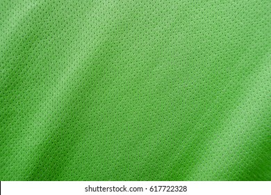 Green Sports Clothing Fabric Jersey Texture