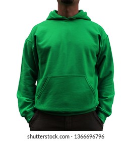 Green Sweatshirt Hoodie Mens