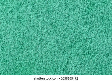green texture from the foam sponge surface