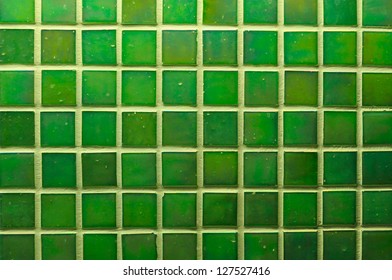 Green Tile Texture Background