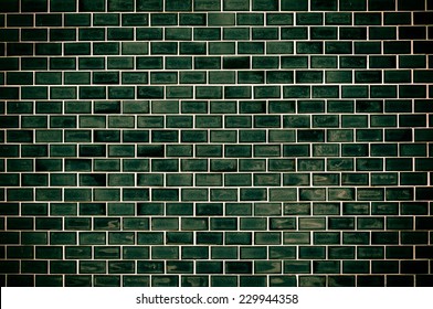 Green Tile Wall