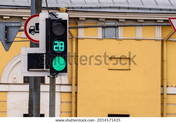Green traffic light\
traffic is allowed.