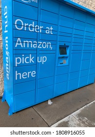 Green Valley, AZ / USA - September 1, 2020:  Amazon Prime Order Pick Up Location