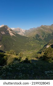 Green Valley In The Spanish Pyrenees