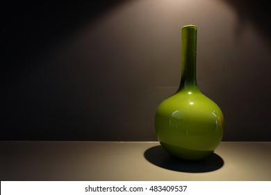 green vase - Shutterstock ID 483409537