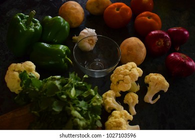 Green Vegetables on the table