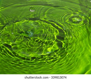  Green Water Drop