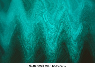 green wave effect and background