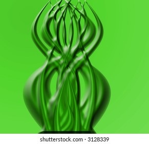 green waves