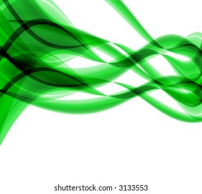 green waves