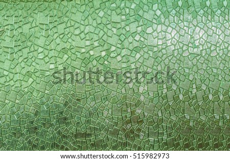 Green window mozaic texture