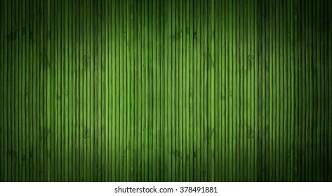 Green wood texture with natural bamboo patterns 