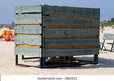 Changing Cabin On Beach Stock Photos Images Photography