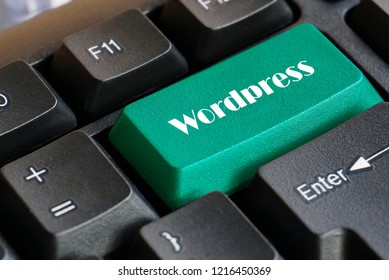 Green  Wordpress keyboard button