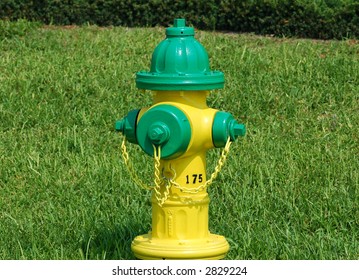 Green Yellow Fire Hydrant Stock Photo 2829224 | Shutterstock