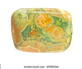 Green Yellow Jasper Mineral Crystal Isolated Stock Photo Edit Now