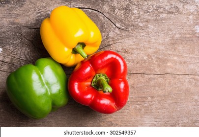 Green , yellow and red bell pepper background - Powered by Shutterstock