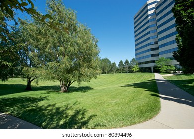 Greenbelt In A Office Park Setting