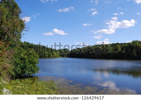 Greenbelt Park Lake in Maryland, USA