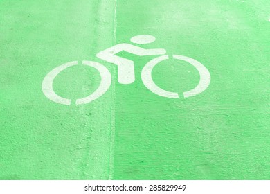 GreenBike lane sign