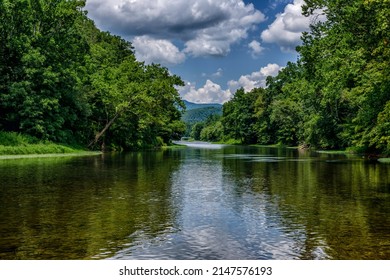 Greenbrier River In Watoga Satet Park, Pocahontas County, West Virginia, USA