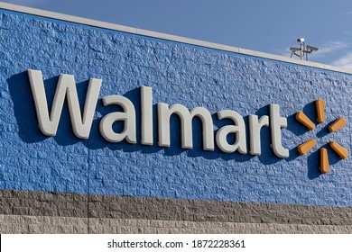Greenfield - Circa December 2020: Walmart Retail Location. Walmart introduced its Veterans Welcome Home Commitment and plans on hiring 265,000 veterans.