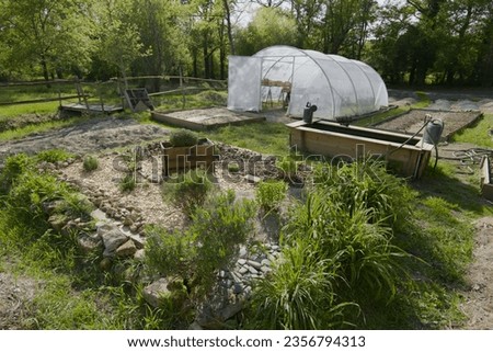 Similar – Image, Stock Photo Greenhouse Market garden