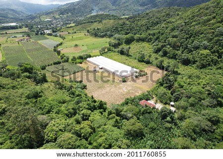 
Greenhouse view in san jose de ocoa, dominican republic