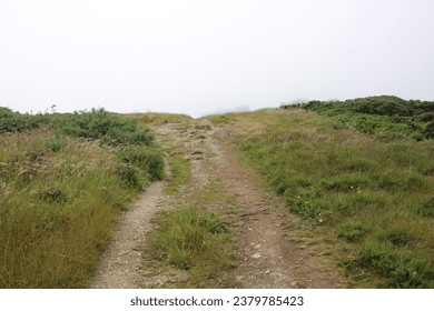 the greenish path towards Howth Lighthouse - Powered by Shutterstock