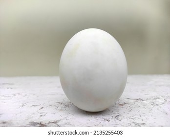 A Greenish White Duck Egg 