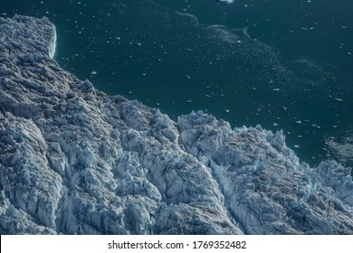 Greenland Ice Sheet Aerial View