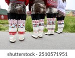 The Greenlandic national costume in Qaqortoq.