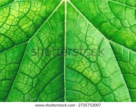 Greenleaf close look wth texture