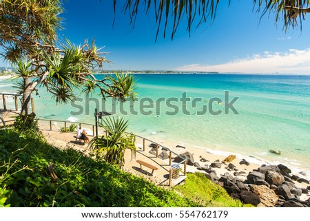 Greenmount beach on Queensland's Gold Coast, Australia