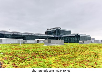 Greenroof On Jacob K. Javits Convention Center In New York City.