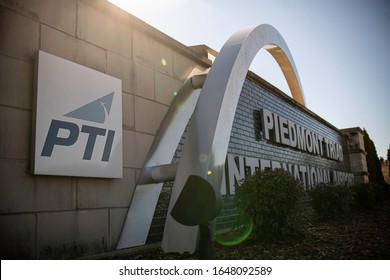 Greensboro, NC - February 2 2020: Piedmont Triad International Airport (GSO) Logo