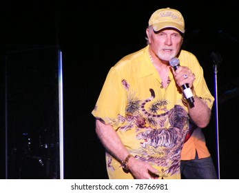 GREENSBORO, NC - JUNE 5: Mike Love Of The Beach Boys Performs Onstage At White Oak Amphitheater At The Greensboro Coliseum In Greensboro, NC On June 5, 2011.