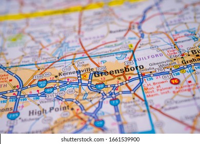 Greensboro On Usa Map Background Stock Photo 1661539900 | Shutterstock